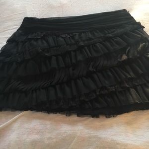 Black juicy couture mini skirt